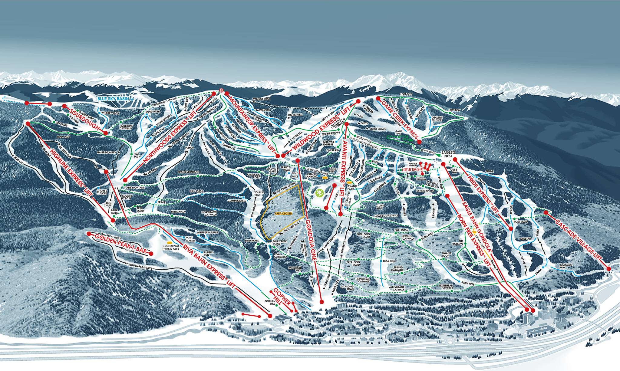 How Big is Vail Ski Resort 